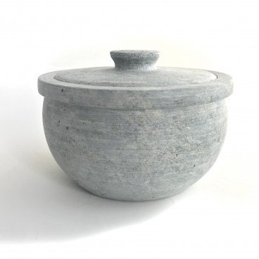 Indian Soapstone Curd Pot